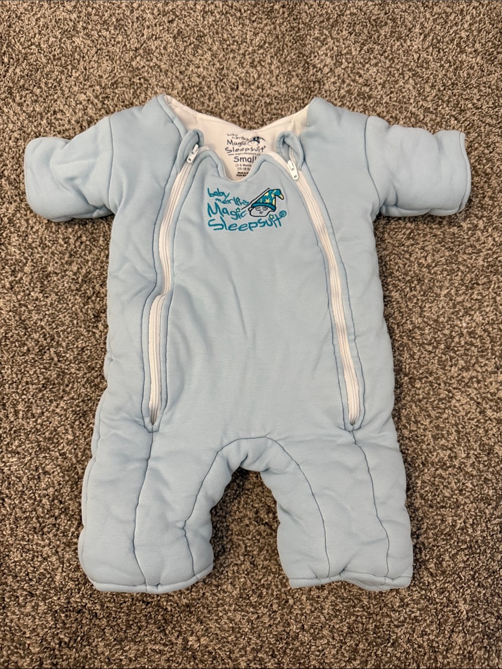 Baby Merlin’s Magic Sleepsuit Light Blue One-Piece
